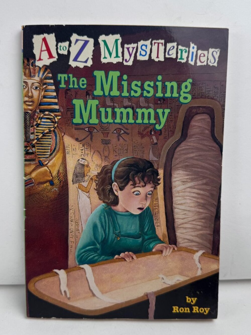 A to Z Mysteries The Missing Mummy by Ron Roy PB Book 0375802681 Grades 2-4